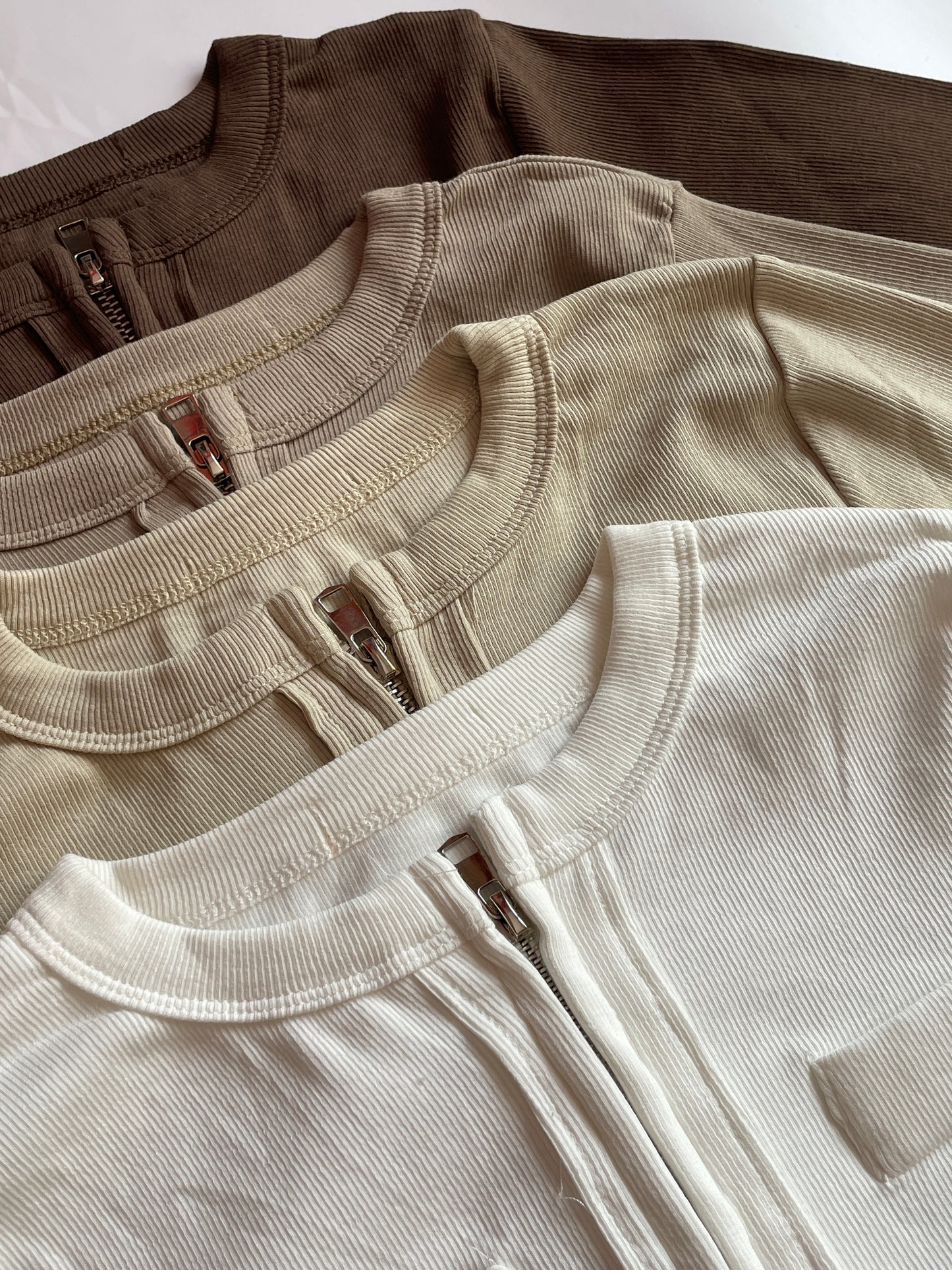 Two Way Zipper Cardigan