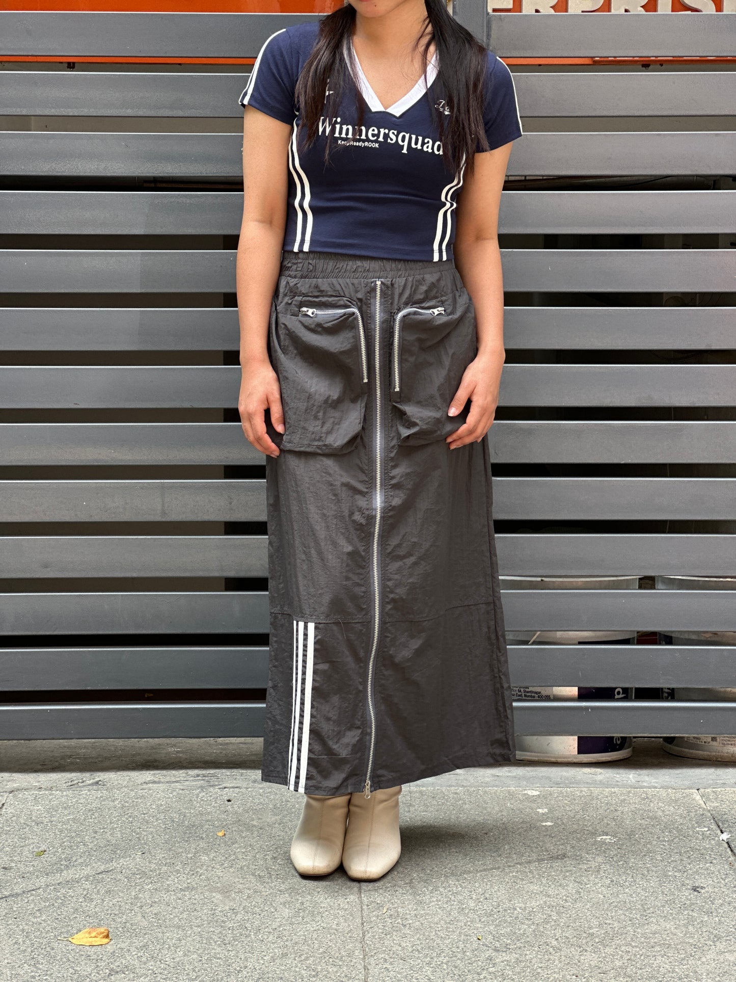 Cargo Zipper Pocket Skirt