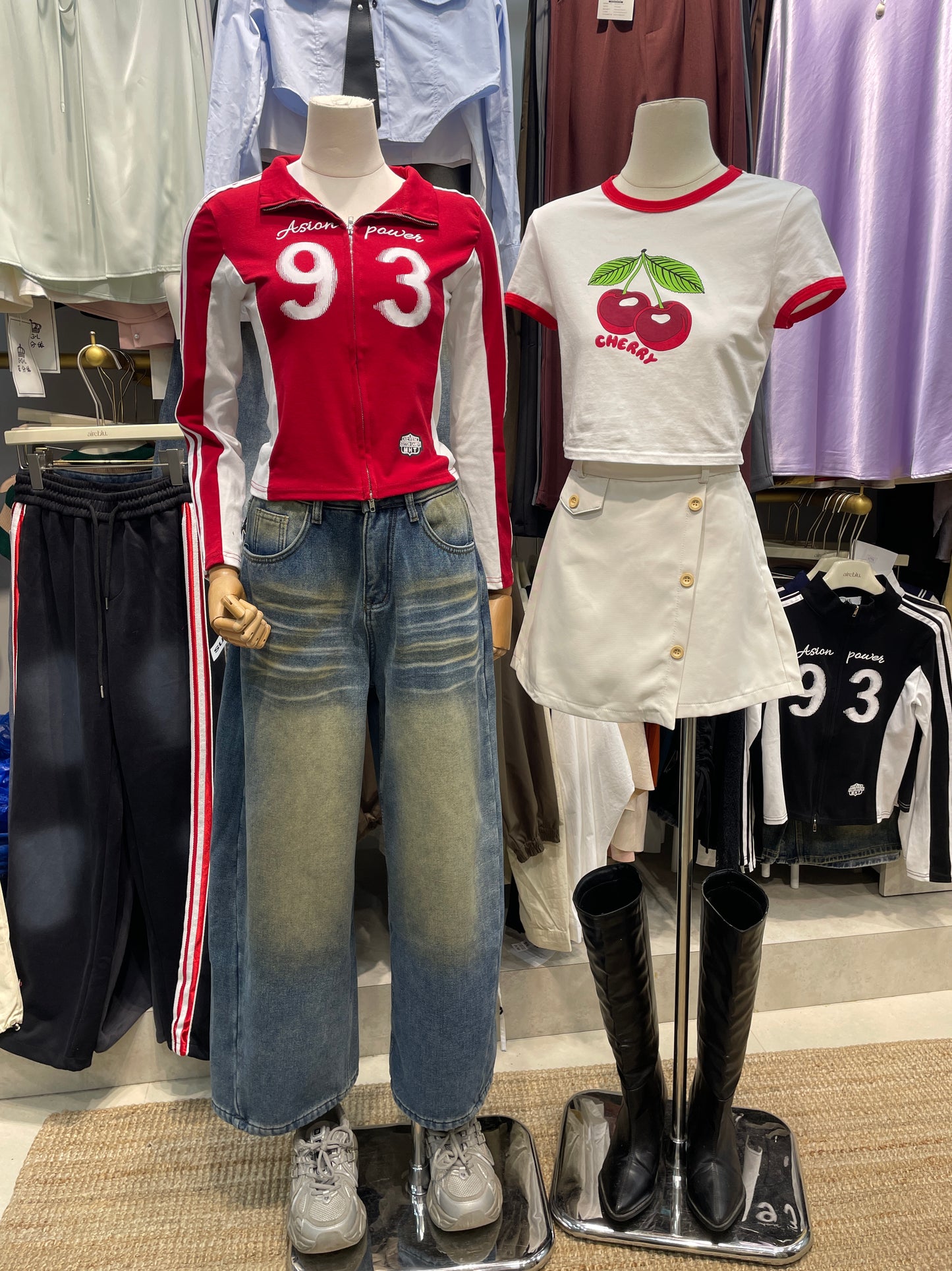 Two-Way Zipper Jacket Top