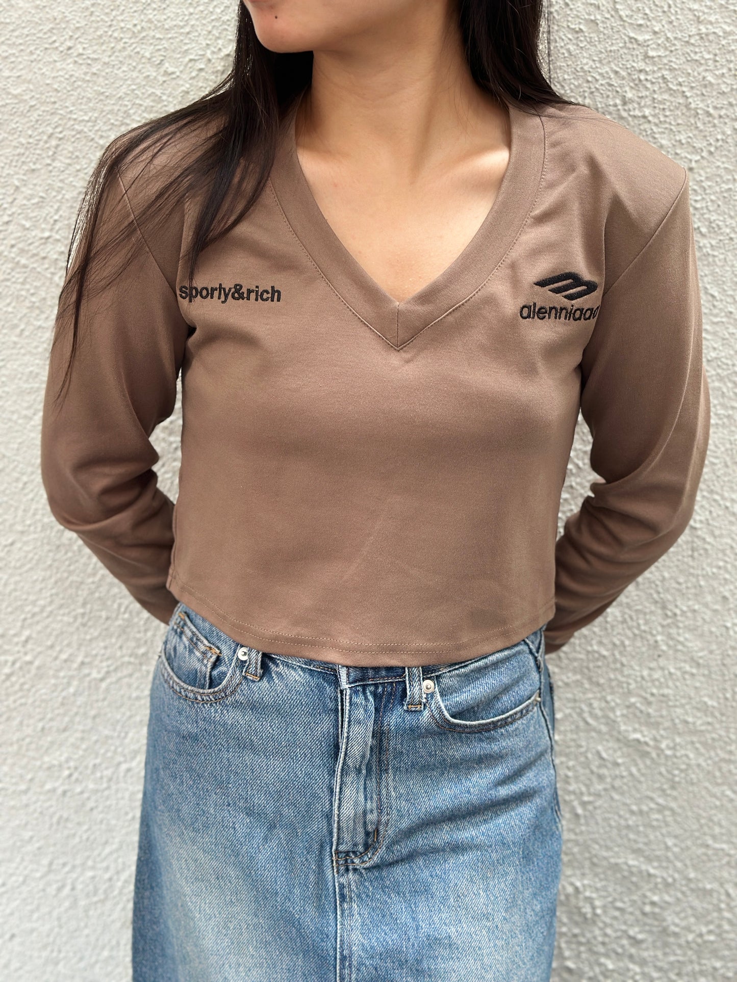 Structured Long Sleeve Tee