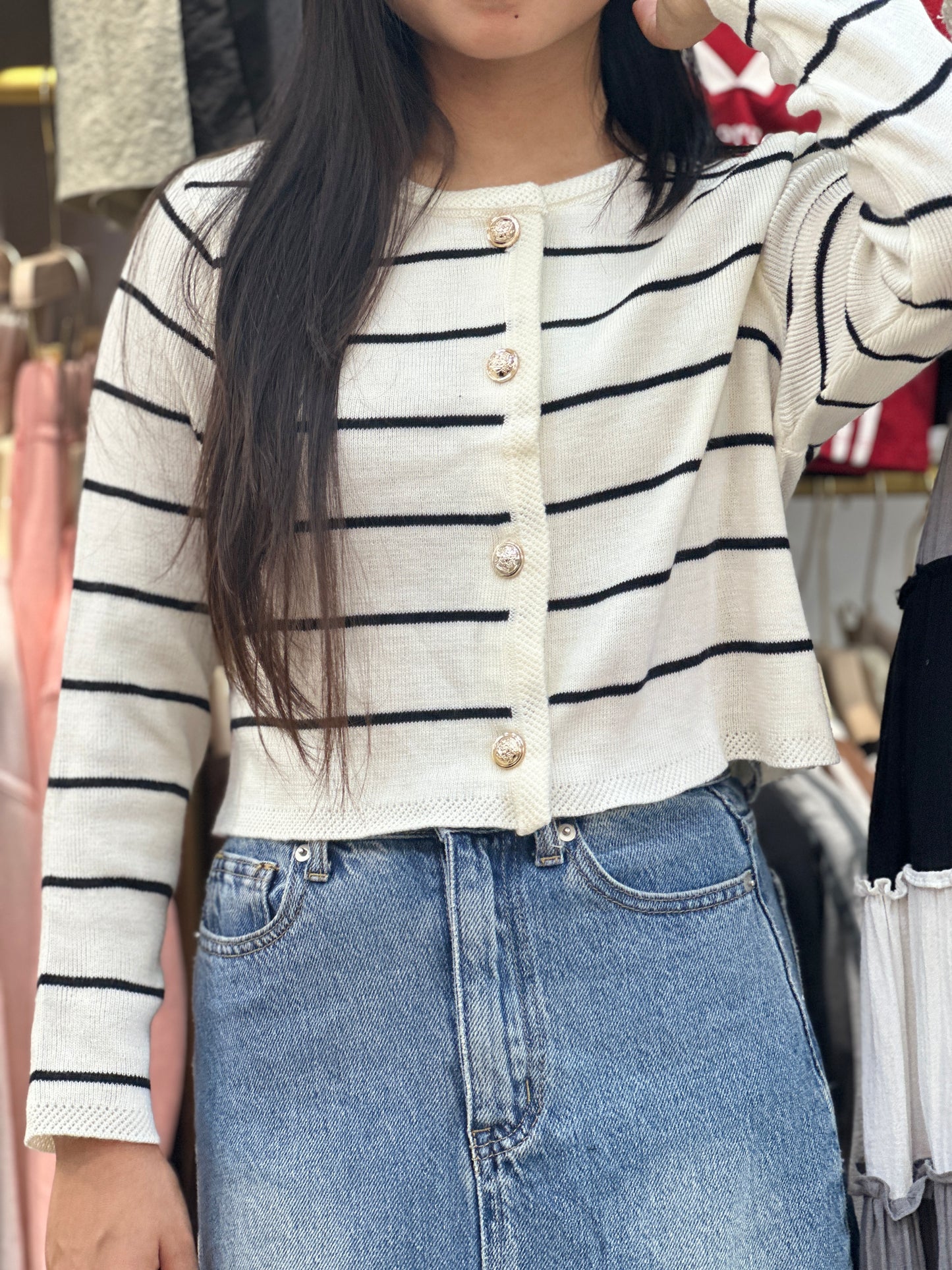Buttoned Cardigan