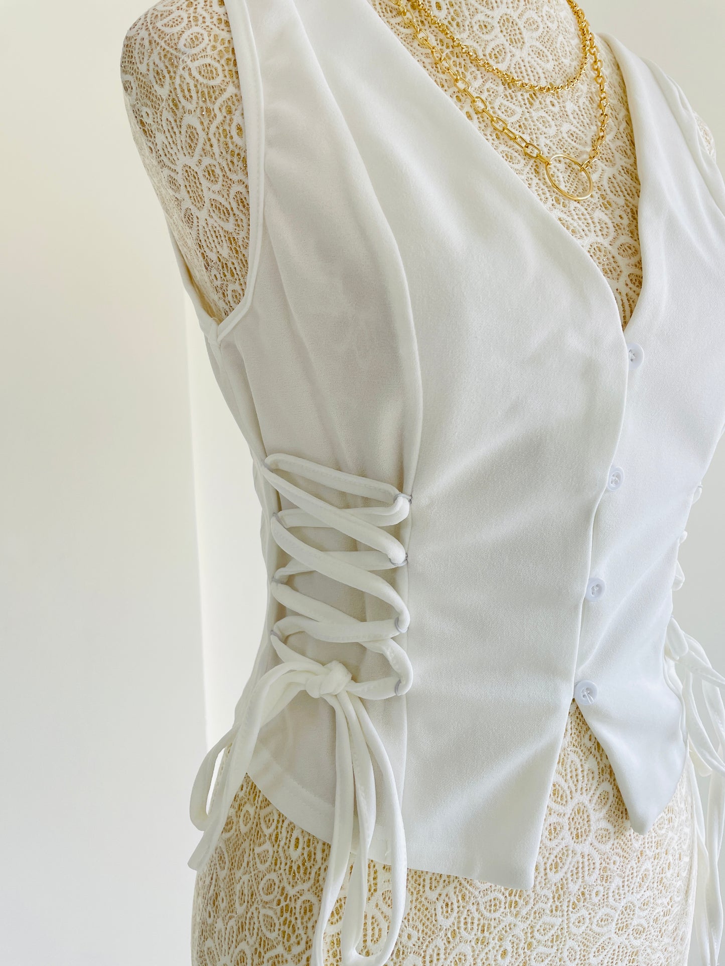 Corset Tie Up Top