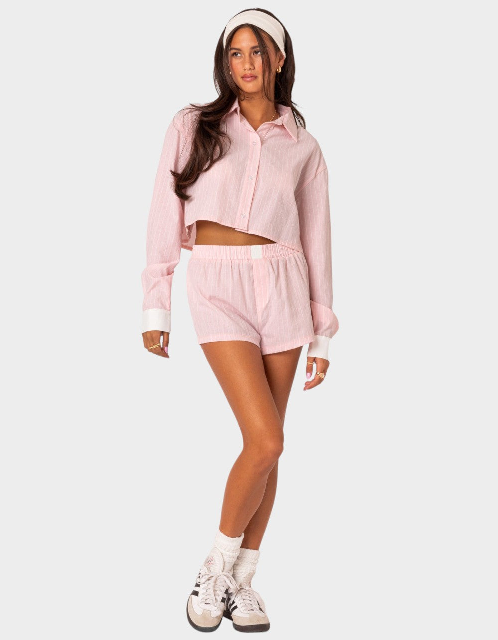 Vcay Striped Co-ord Set