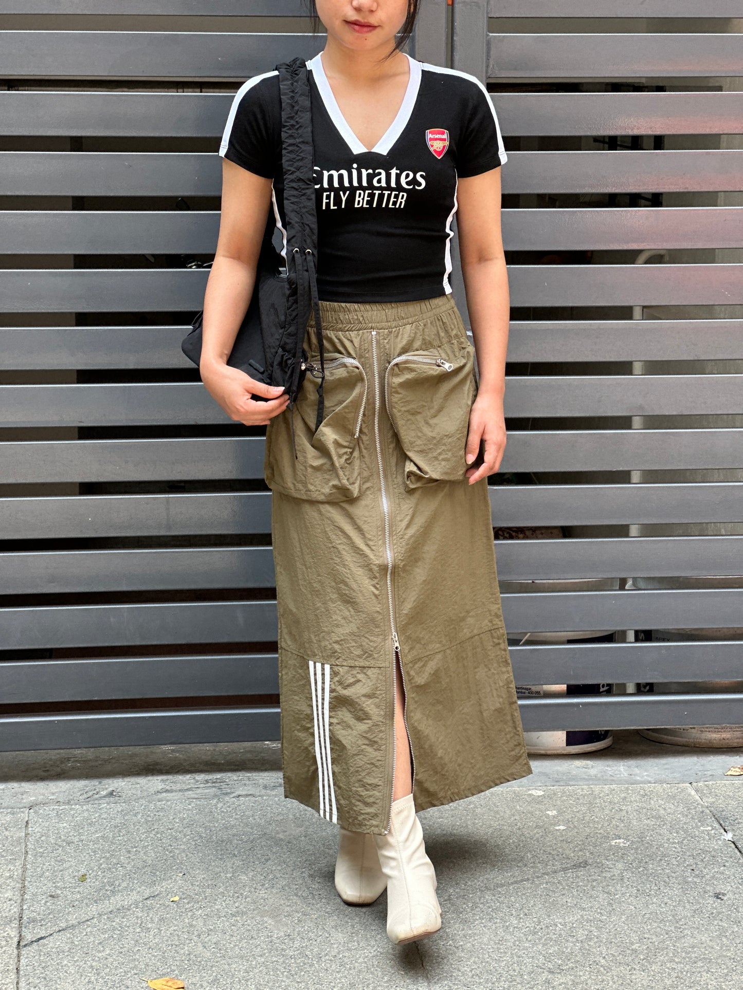 Cargo Zipper Pocket Skirt