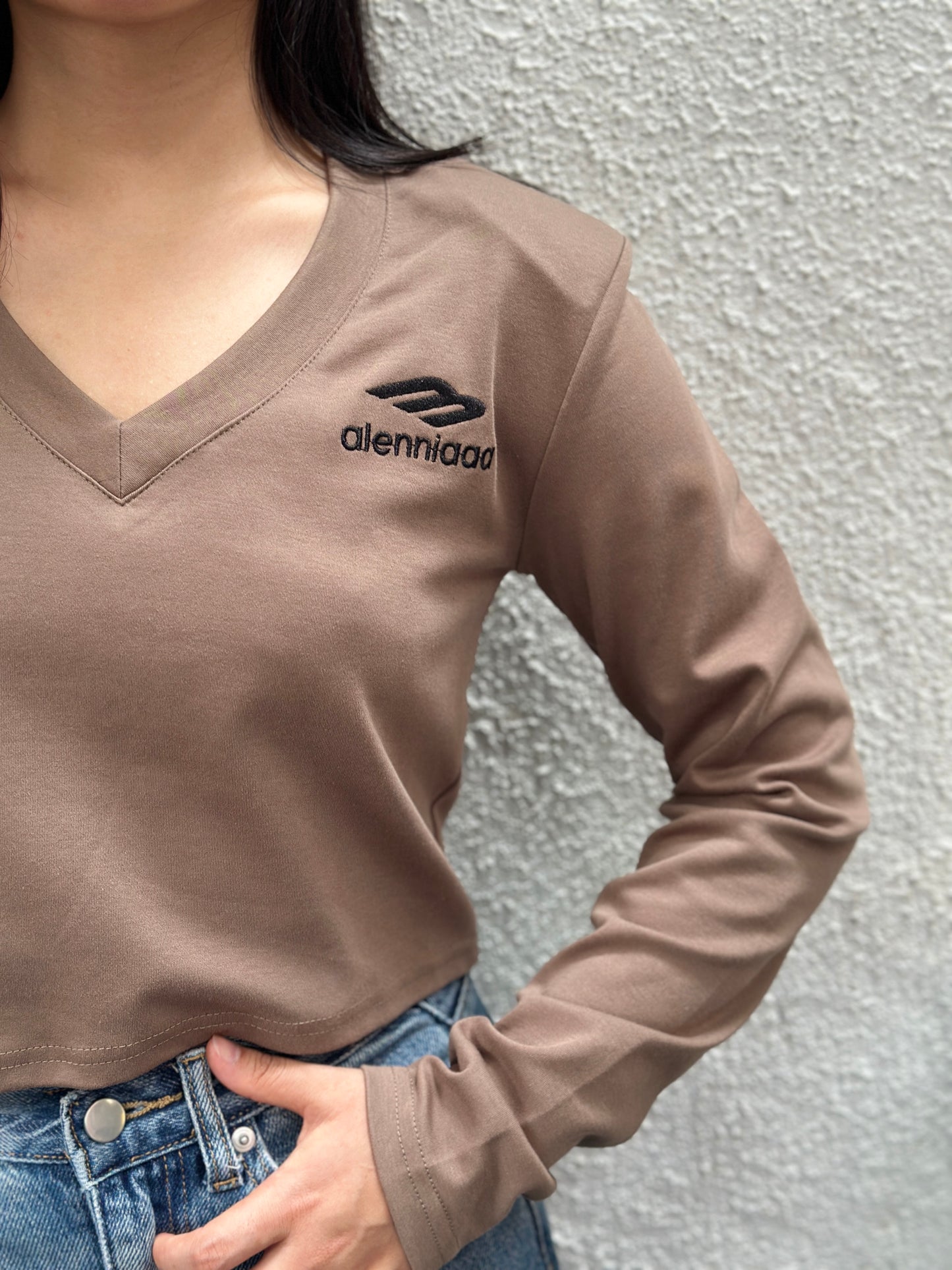 Structured Long Sleeve Tee