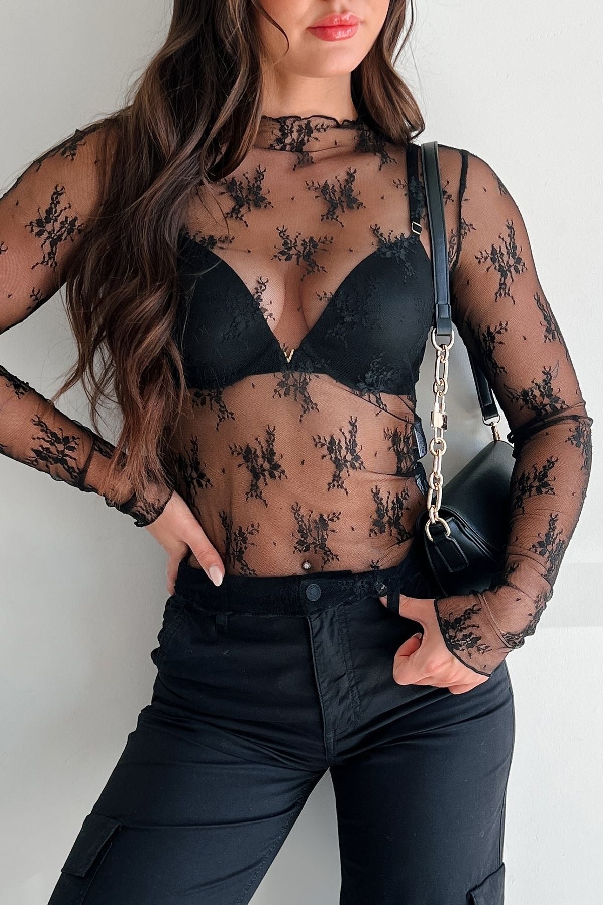 Sheer Lace Top
