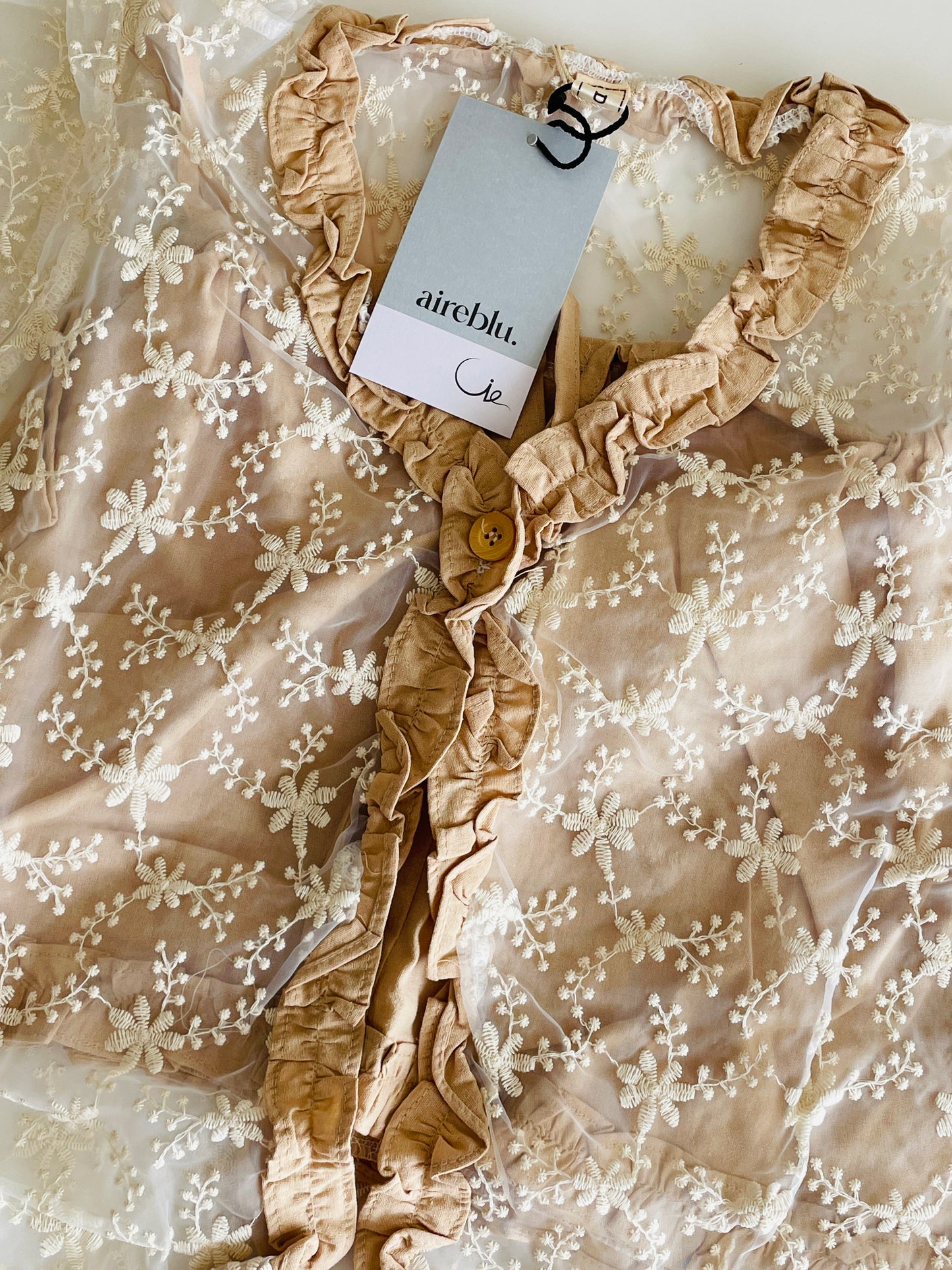 Embroidered Lace Top