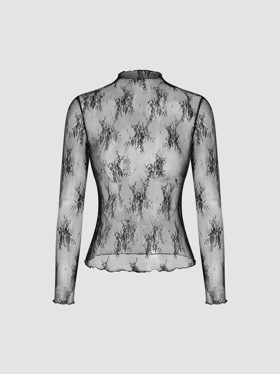 Sheer Lace Top