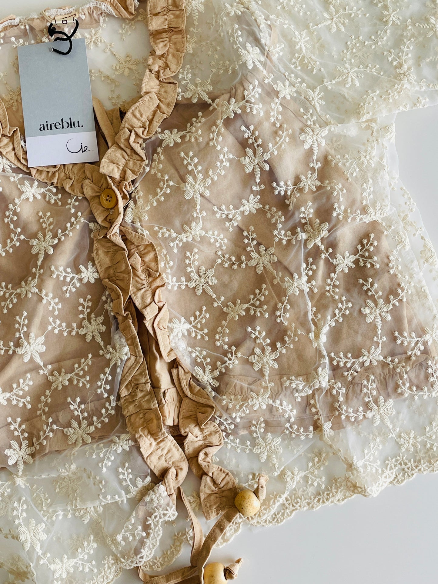 Embroidered Lace Top