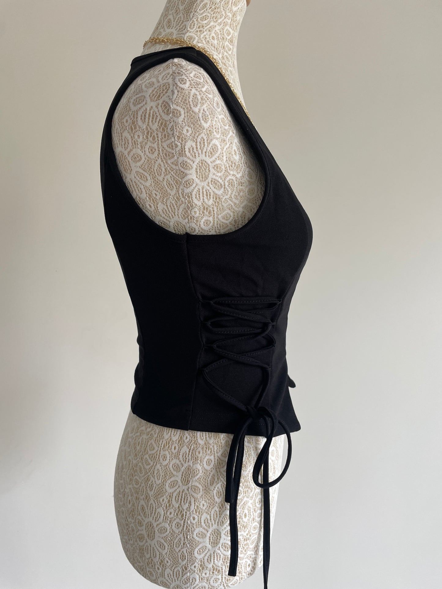Corset Tie Up Top