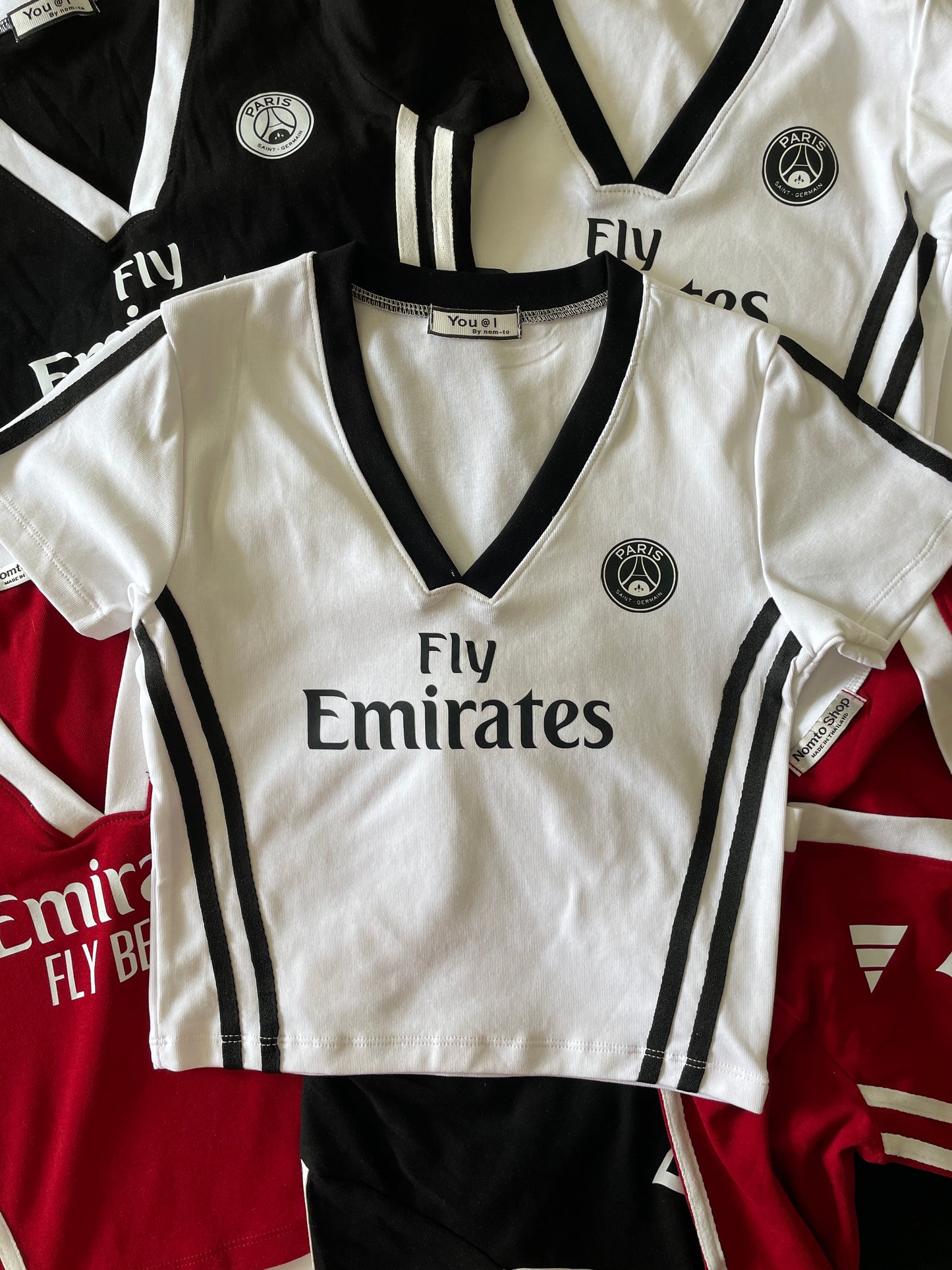 Crop Fitted Jersey Tee