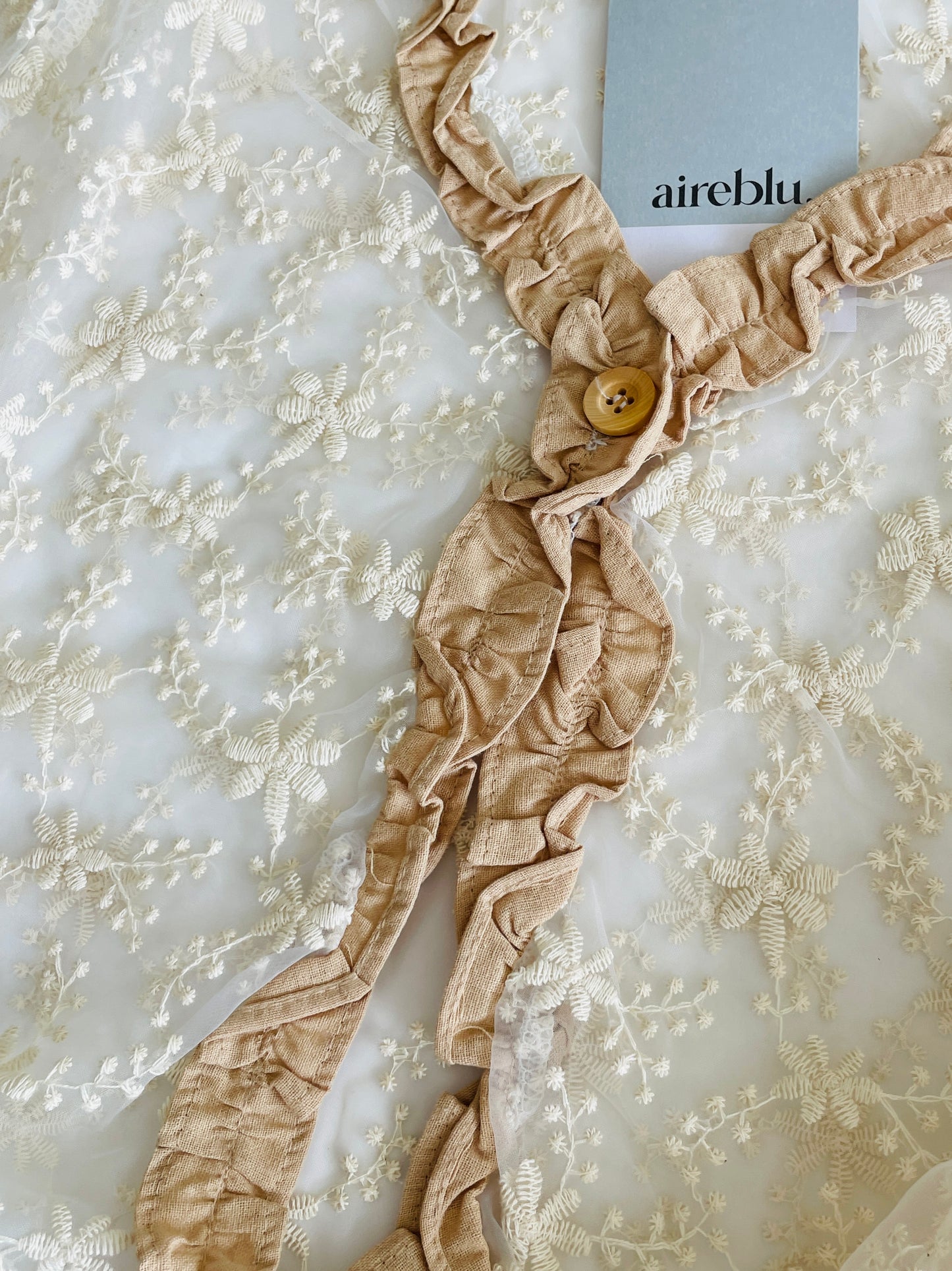Embroidered Lace Top