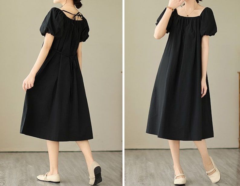 Relaxed Puff sleeved Maxi Dress