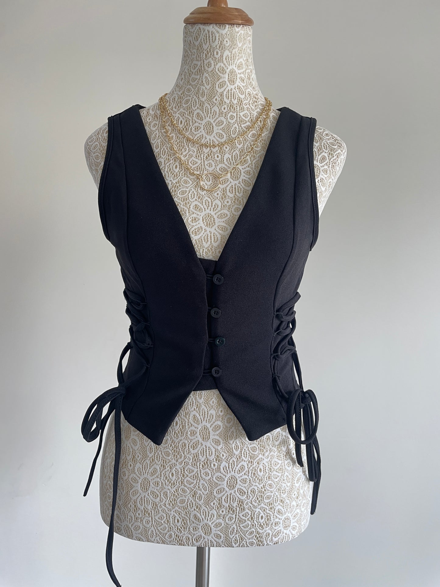 Corset Tie Up Top