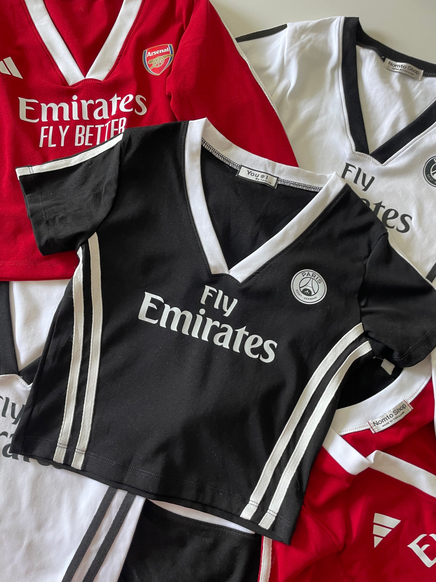 Crop Fitted Jersey Tee