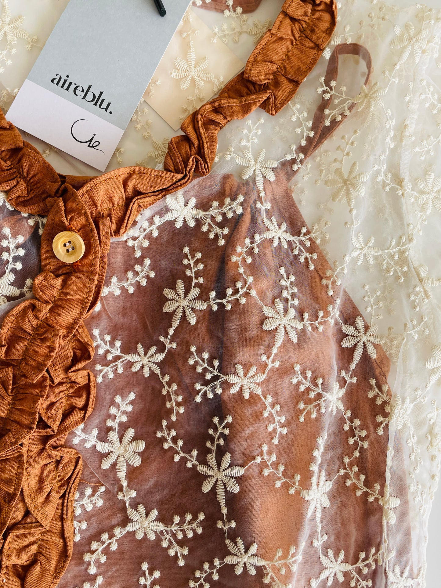 Embroidered Lace Top