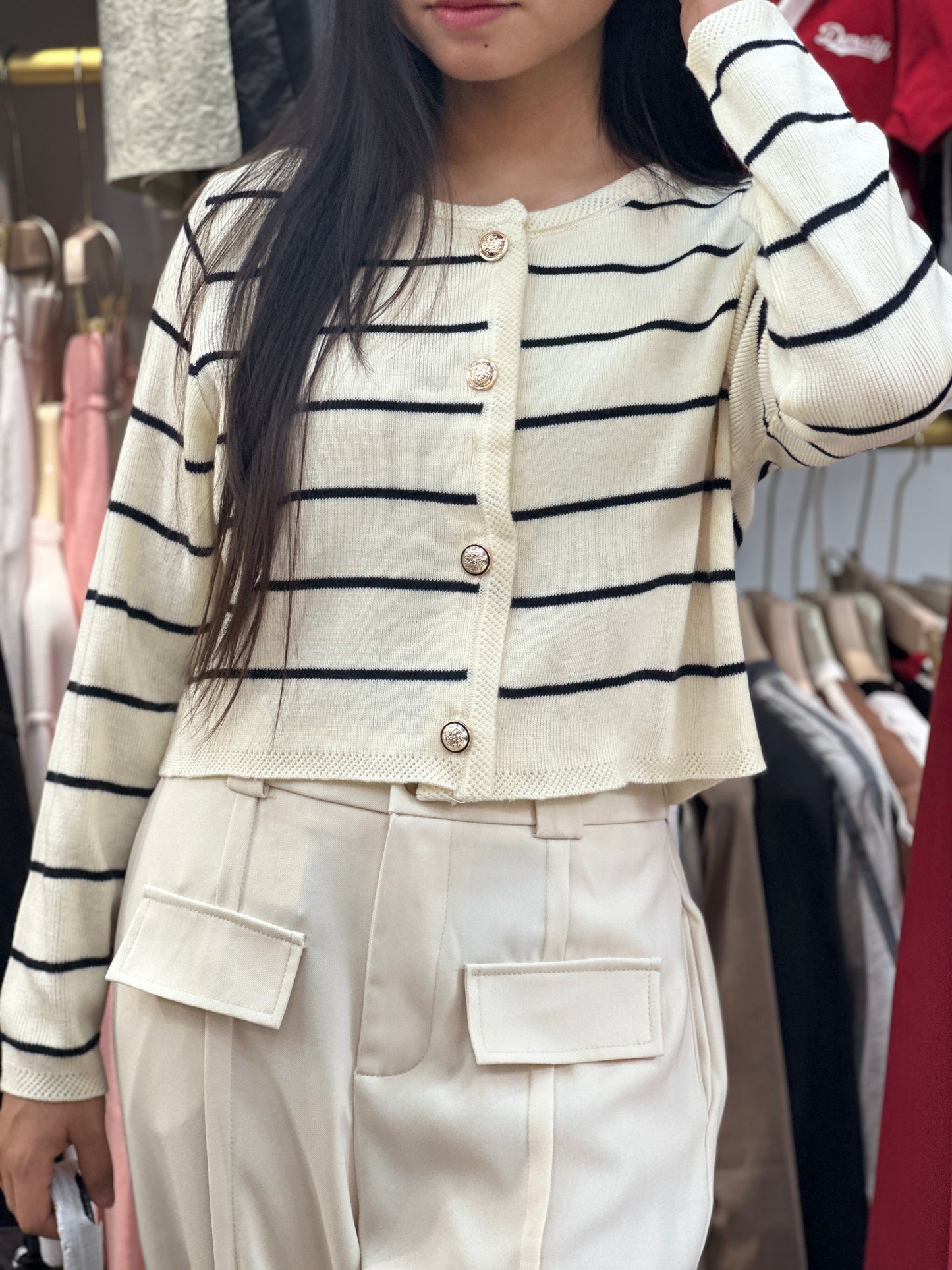 Buttoned Cardigan