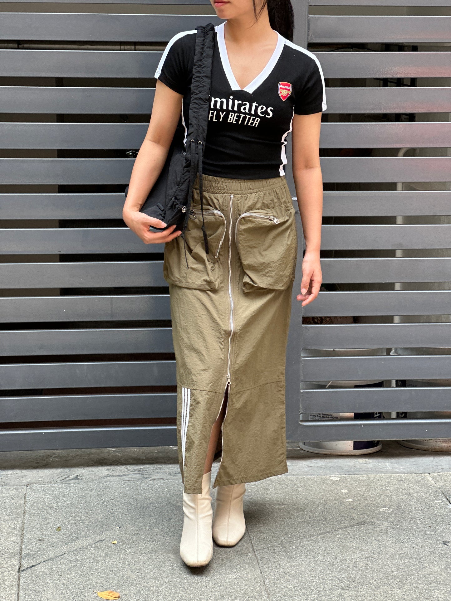 Cargo Zipper Pocket Skirt