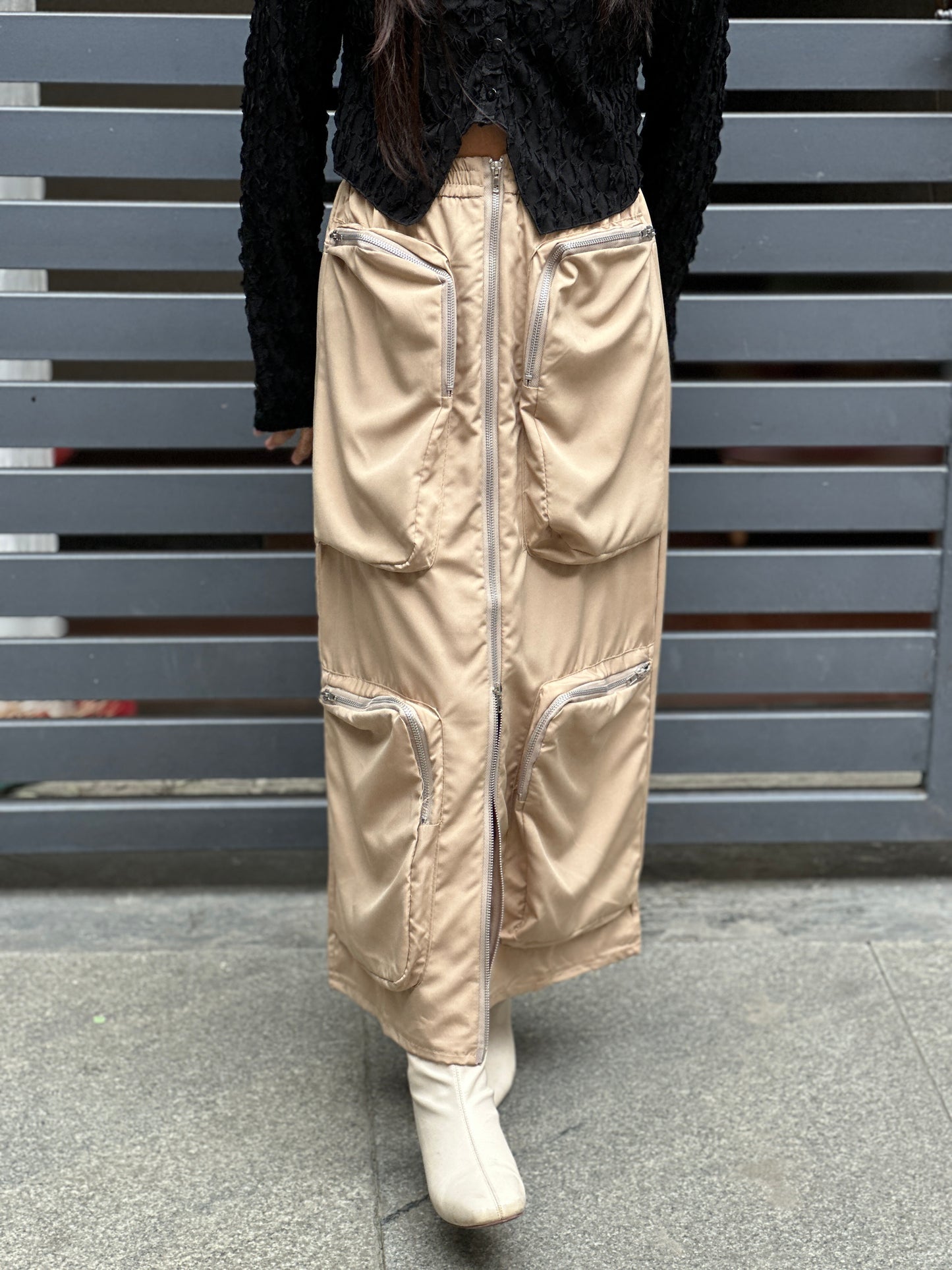 Premium Cargo Zipper Skirt