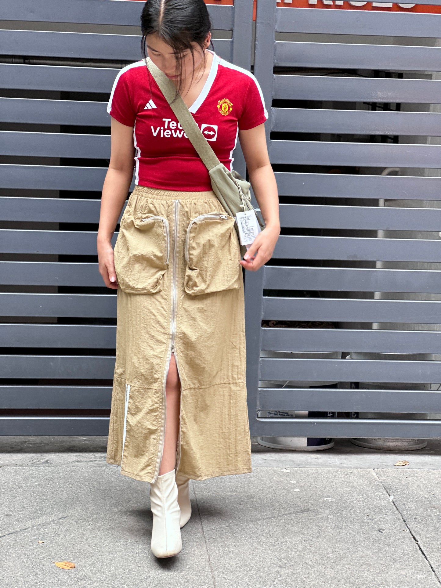 Cargo Zipper Pocket Skirt