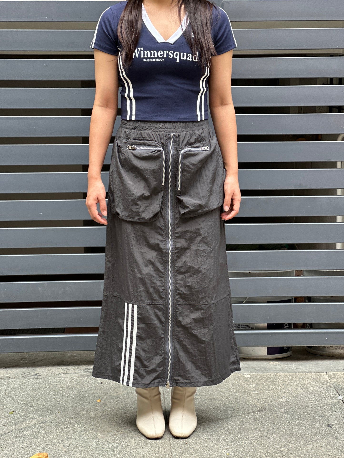 Cargo Zipper Pocket Skirt