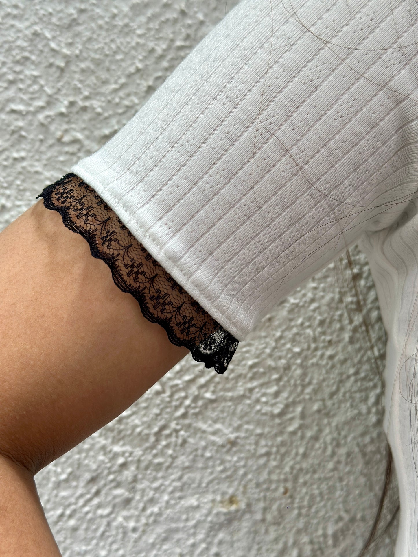 Tie Neck Lace Top