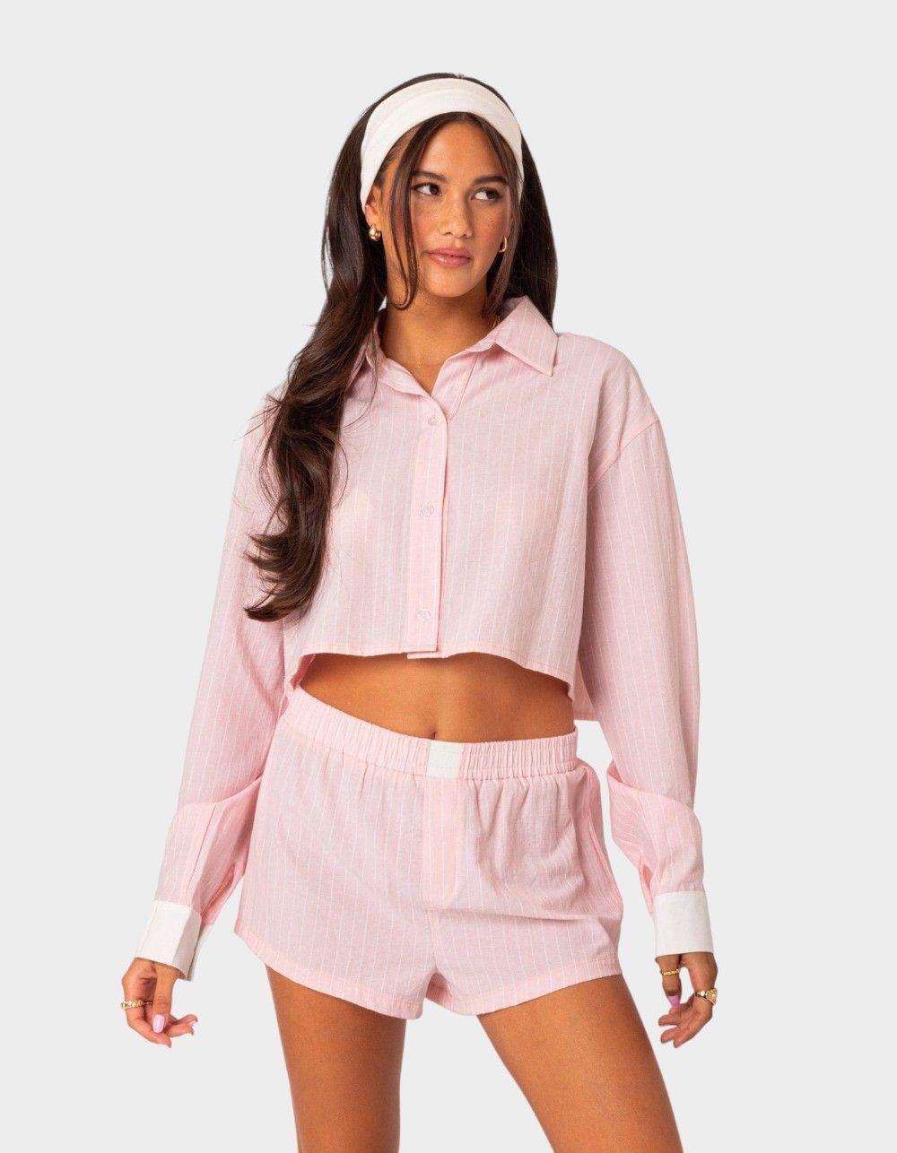 Vcay Striped Co-ord Set