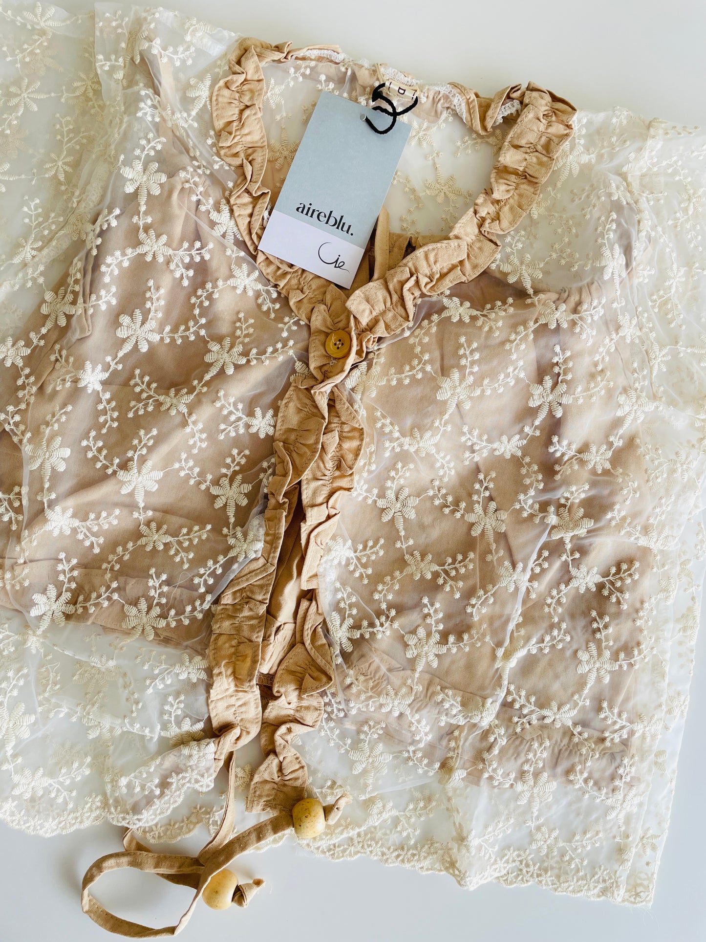 Embroidered Lace Top