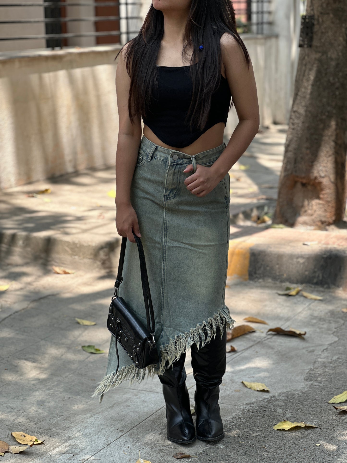 Cowgirl Denim Skirt