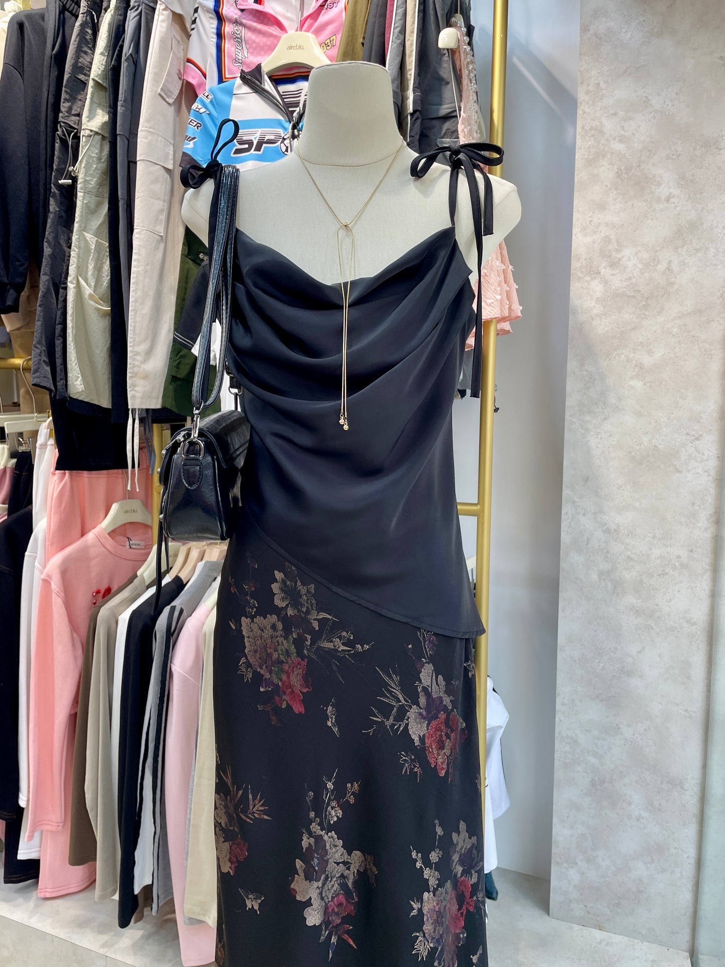 Cowl Neck Satin Top