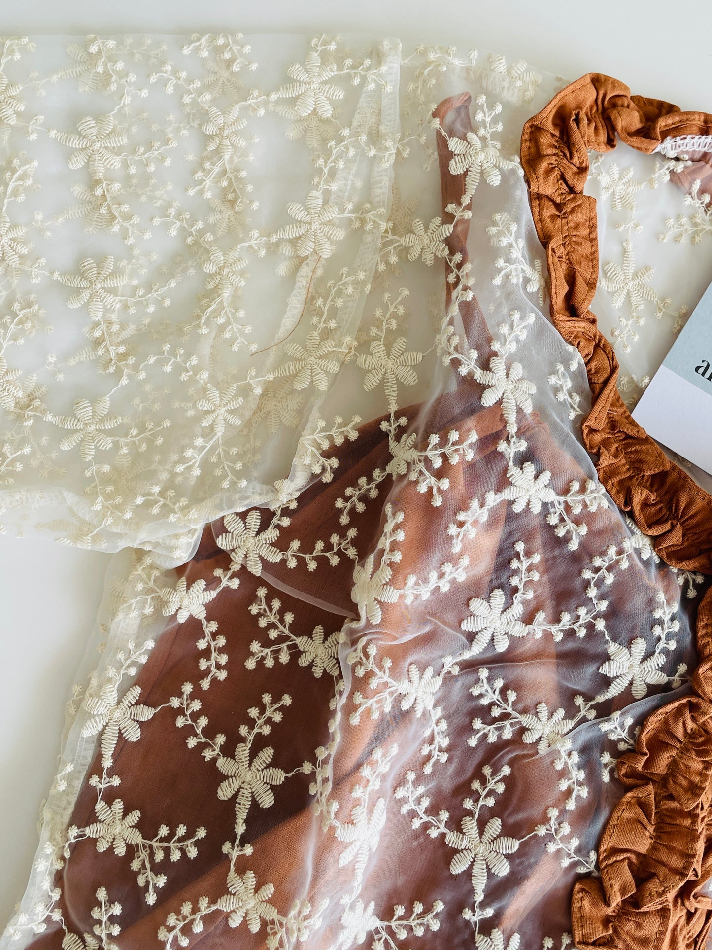 Embroidered Lace Top