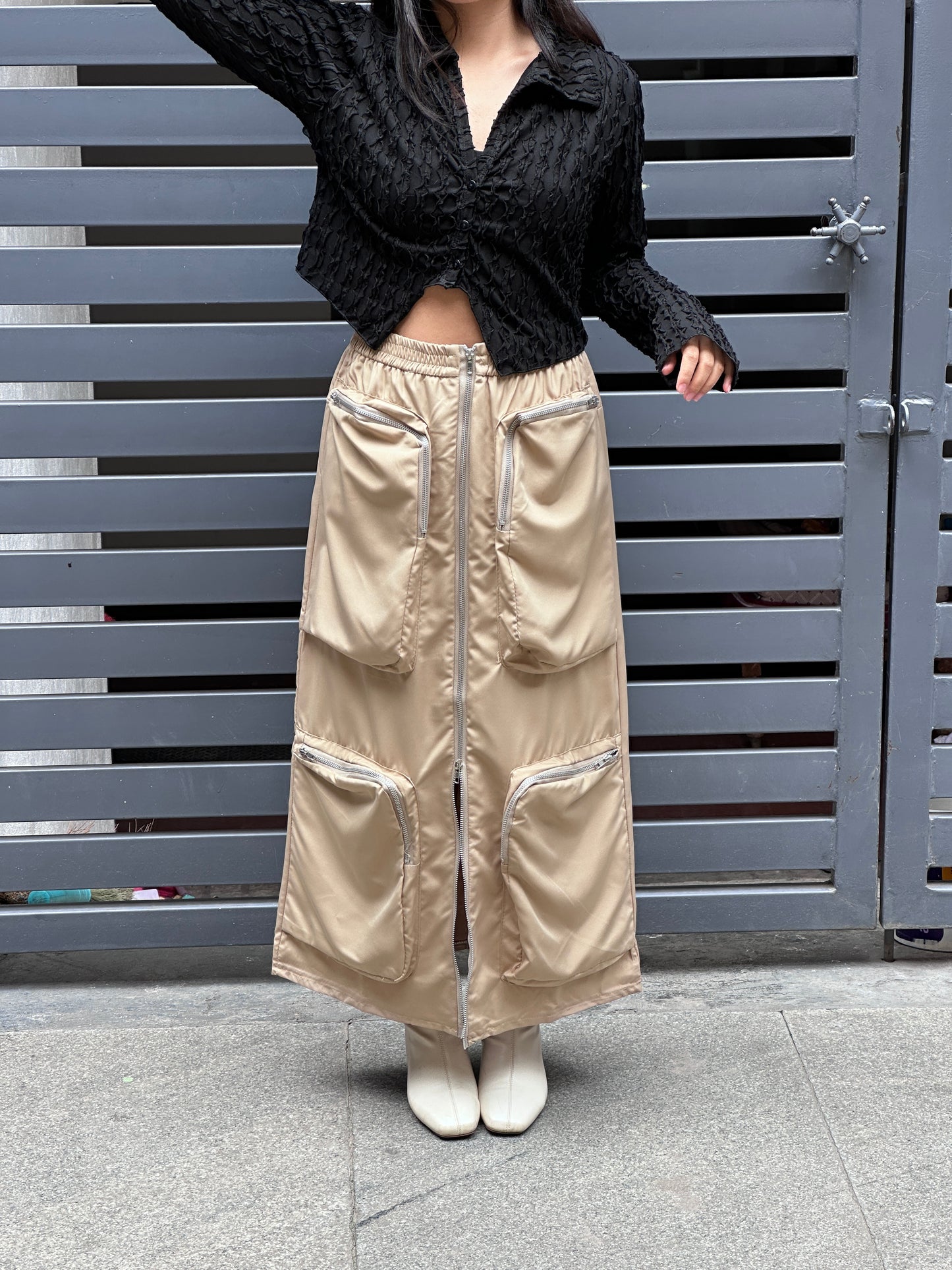 Premium Cargo Zipper Skirt
