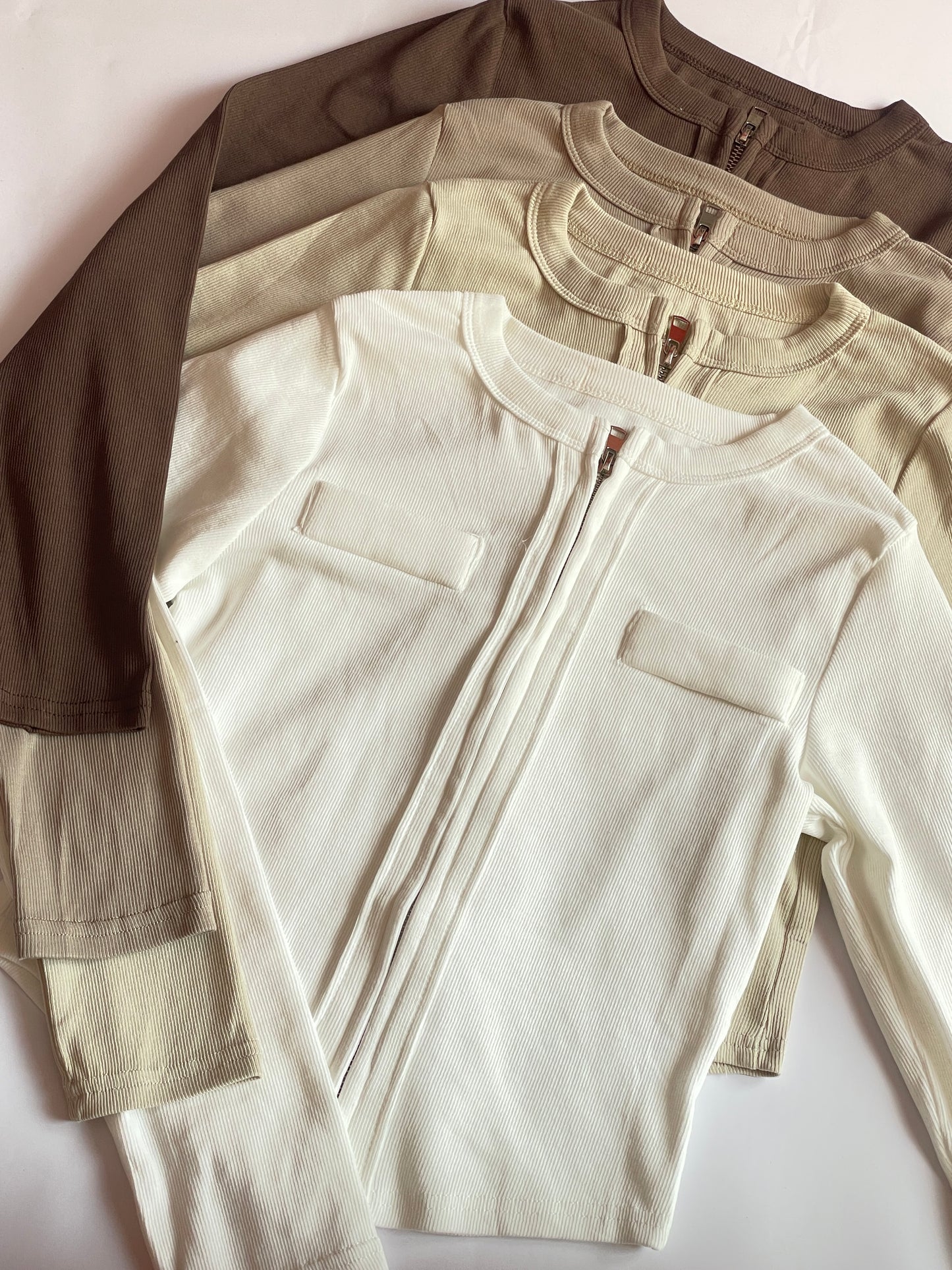 Two Way Zipper Cardigan