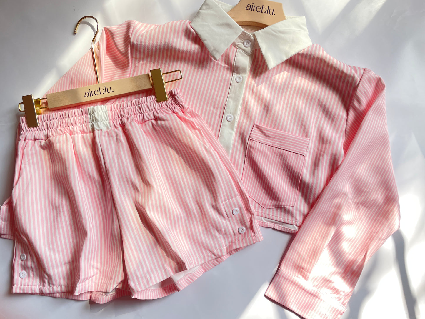 Vcay Striped Co-ord Set