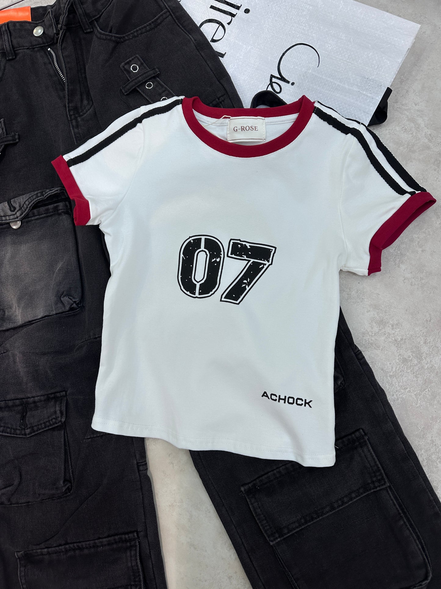 Low-Waisted Fitted Tee