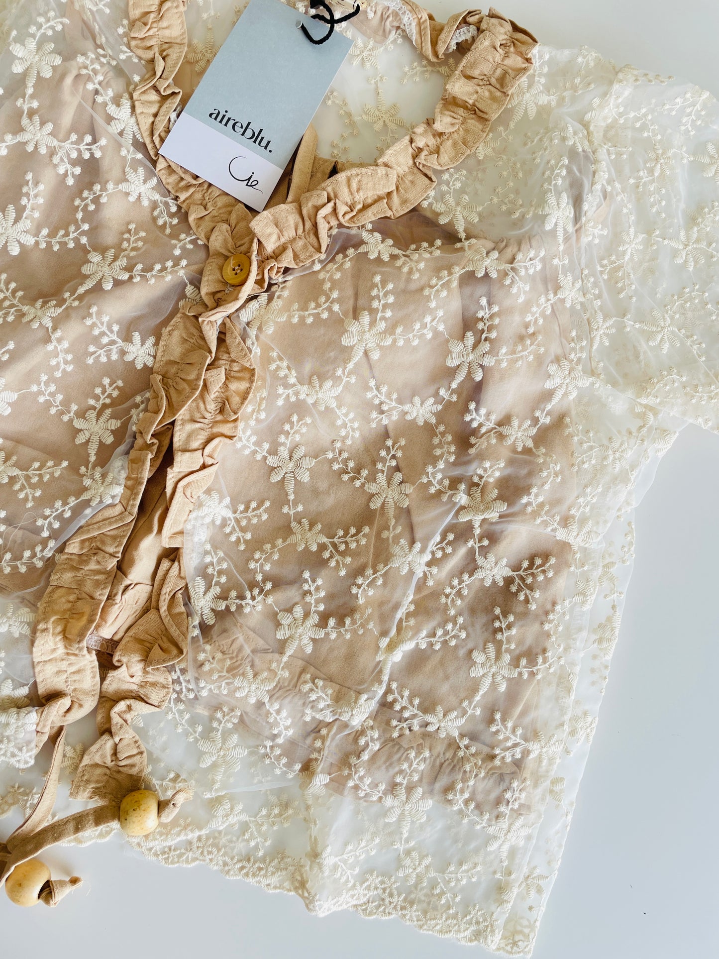 Embroidered Lace Top