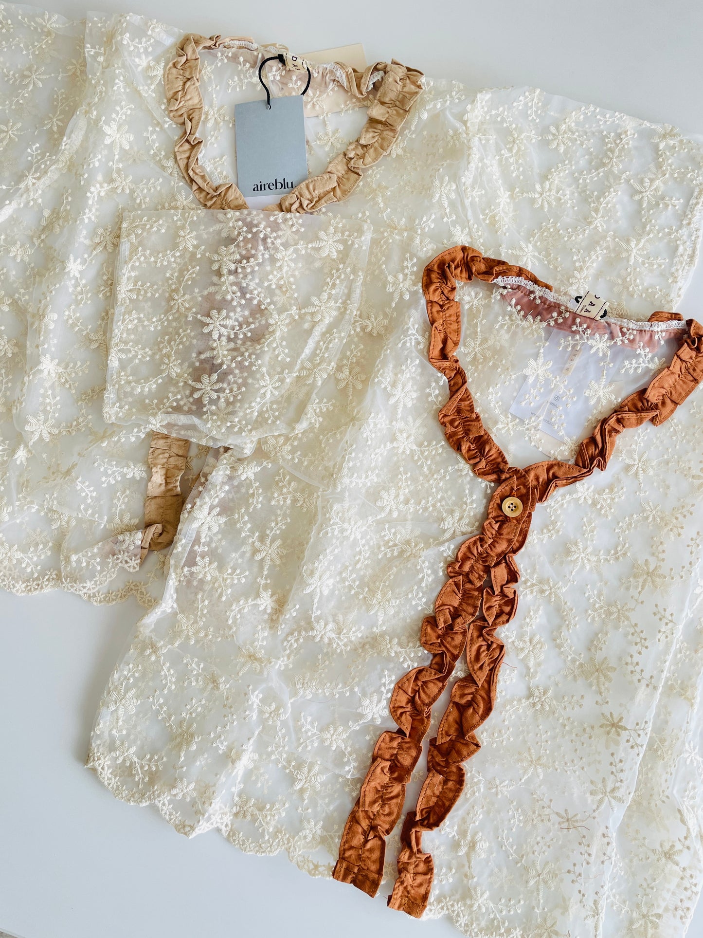 Embroidered Lace Top