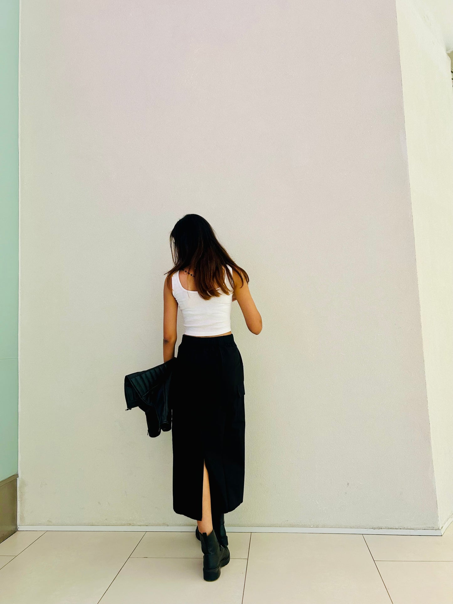 A line Cargo Skirt