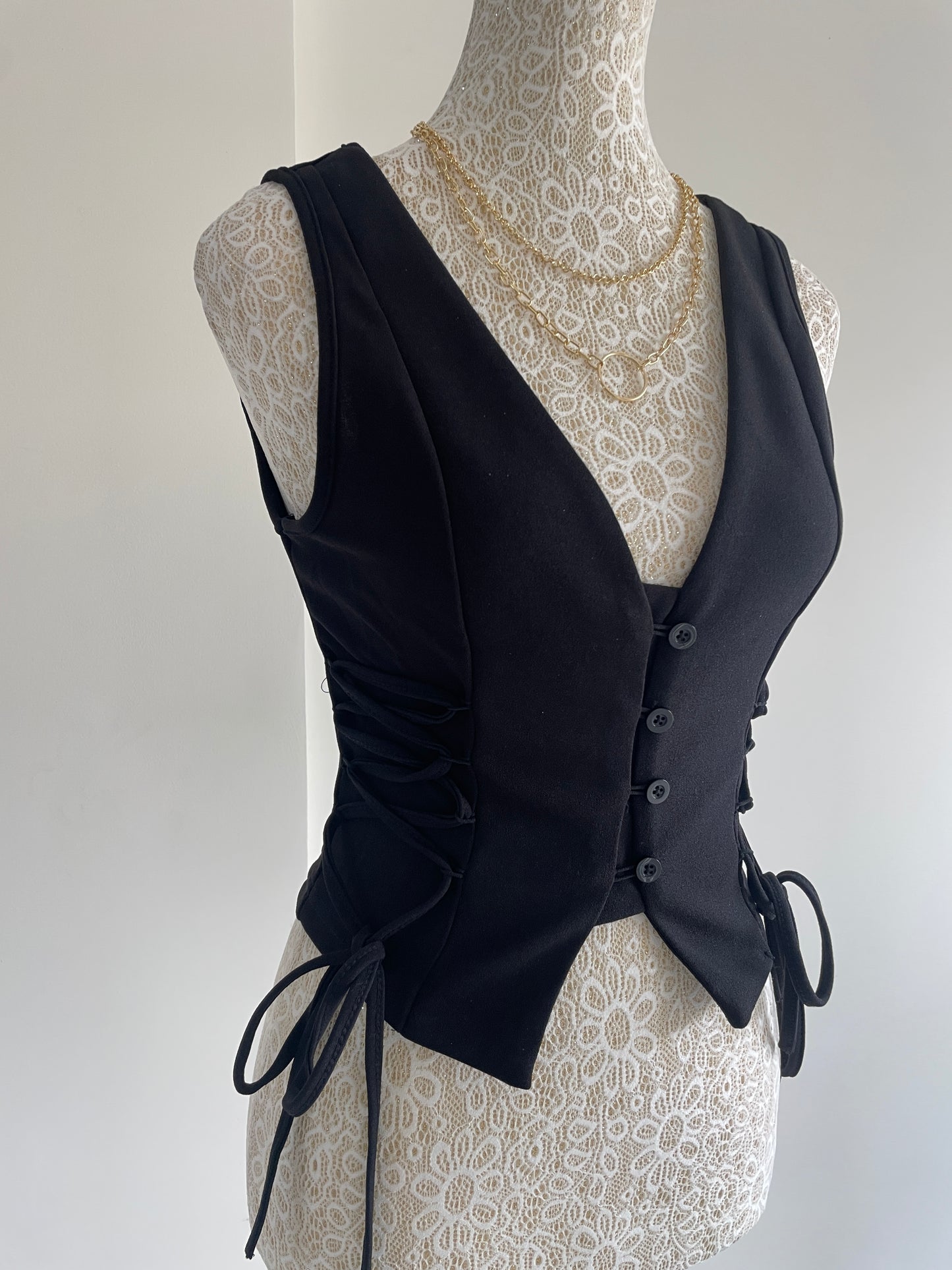 Corset Tie Up Top