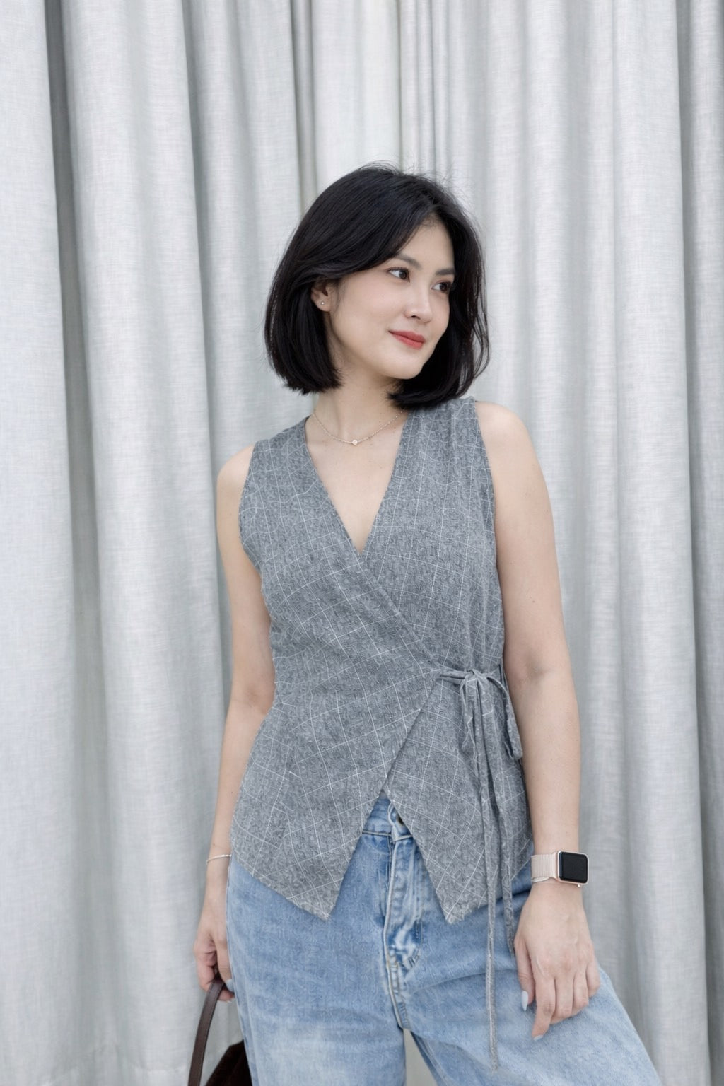 Velora Tie Top