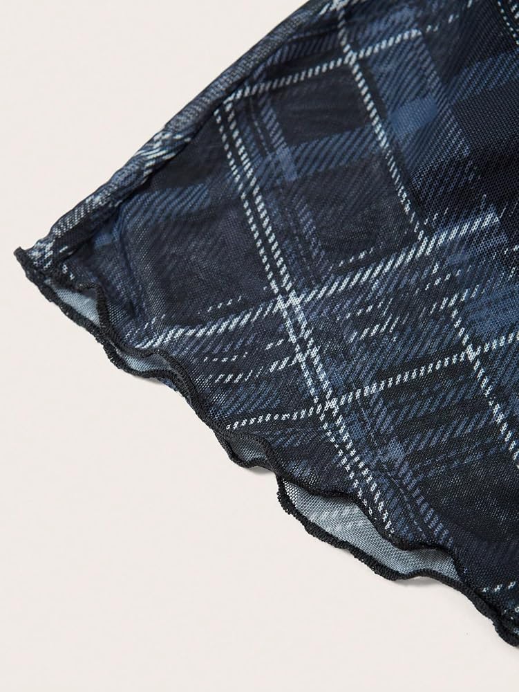 Lettuce Trim Mesh Skirt