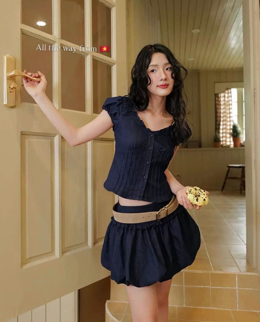 Hanoi Belle Pleated Set