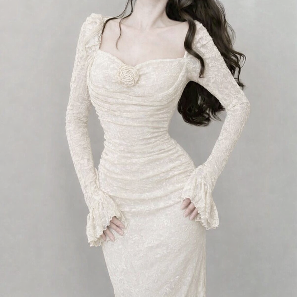 Lace Royal Bodycon Dress