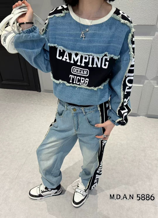 Premium Denim Coord Set