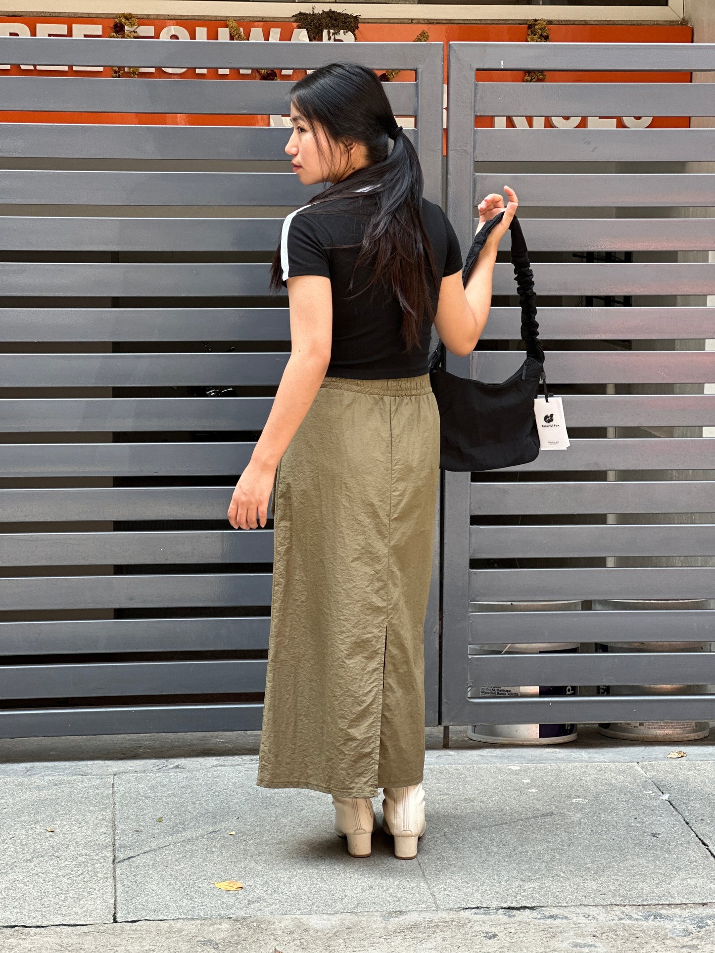 Cargo Zipper Pocket Skirt