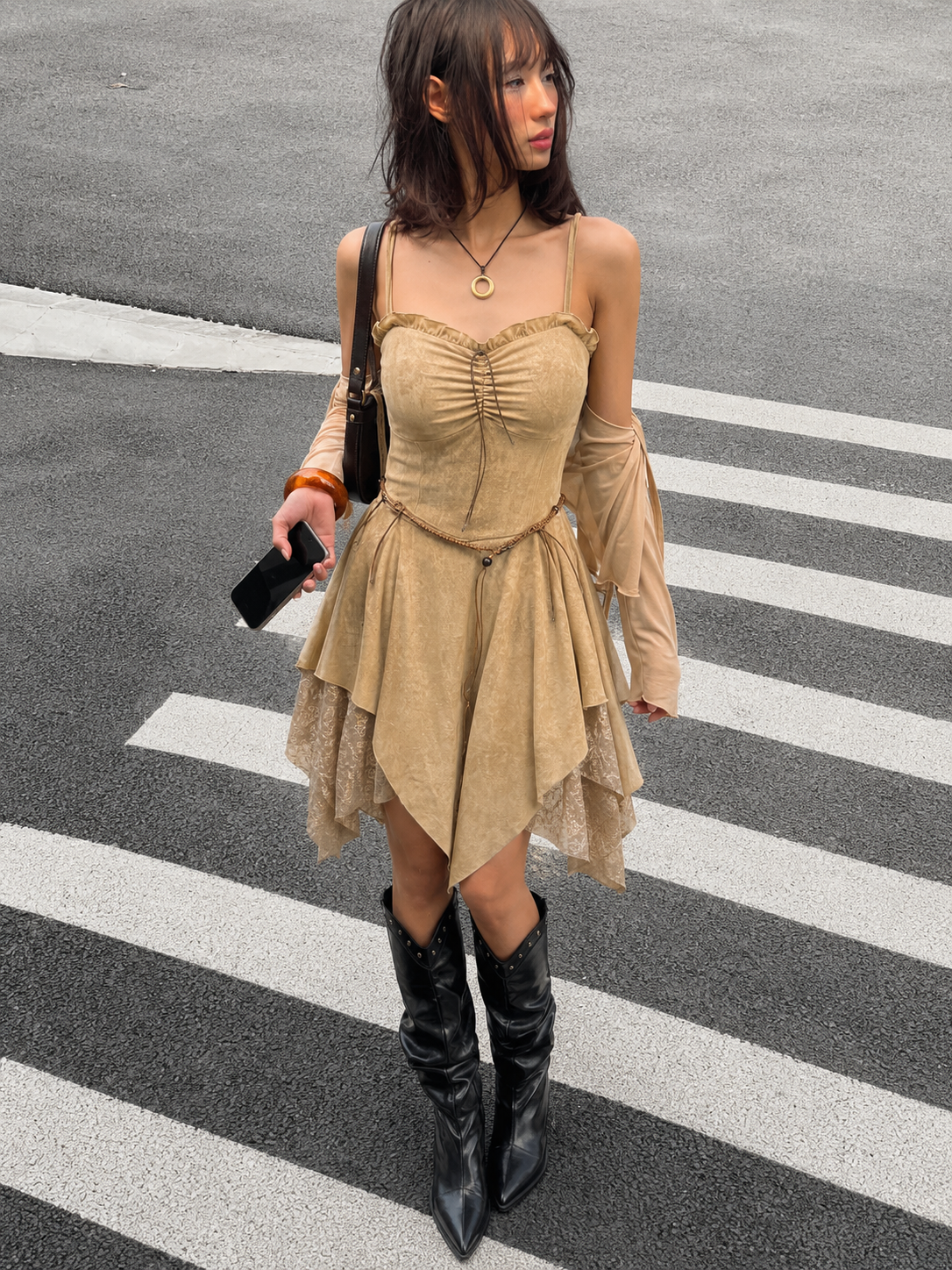 Boho Layered Dress