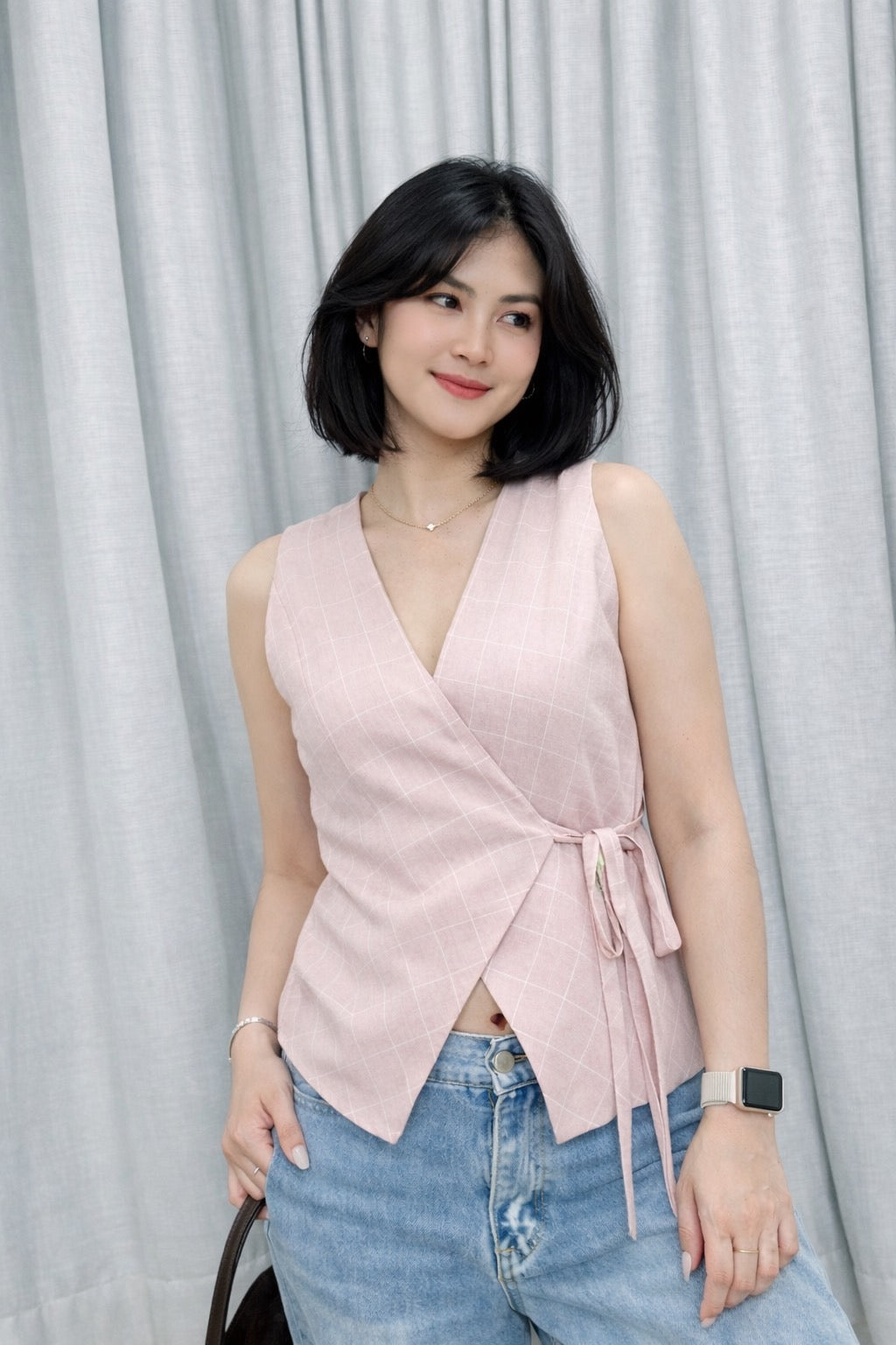 Velora Tie Top