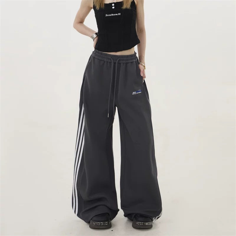 Zipper Sweat Pants