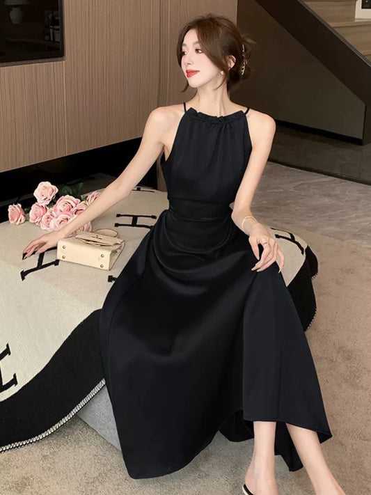 Tiered Cutout Dress Black