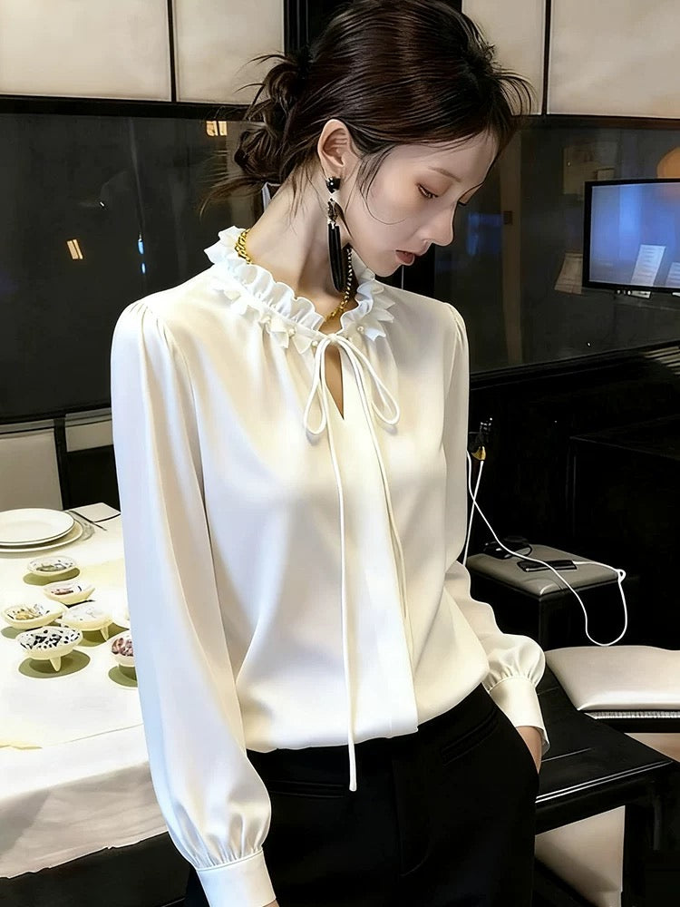 Elan Bloom Satin Top